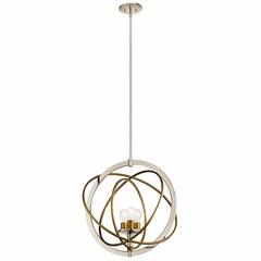 Kichler Ibis 3-LT Medium Pendant - Polished Nickel - 44202PN Kichler Ibis 3-LT Medium Pendant - Polished Nickel - 44202PN