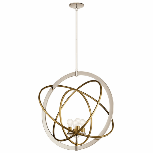 Kichler Ibis 4-LT Large Pendant - Polished Nickel - 44203PN