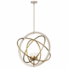 Kichler Ibis 4-LT Large Pendant - Polished Nickel - 44203PN