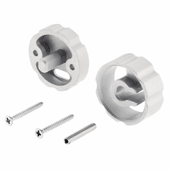 Kichler ILS TE Pro Series Rod Beam Adjustment End Cap - Silver - 1TEA1RDSFBAESIL Kichler ILS TE Pro Series Rod Beam Adjustment End Cap - Silver - 1TEA1RDSFBAESIL