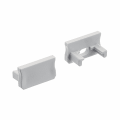 Kichler ILS TE Standard Series Standard SF End Caps - Silver - 1TEE1STSFSSIL