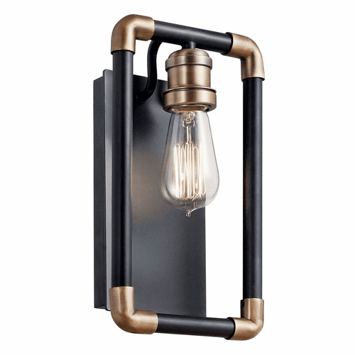 Kichler Imahn 1-LT Wall Sconce - Black - 43889BK