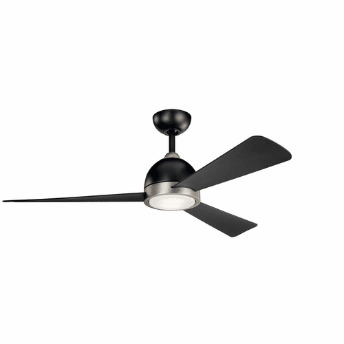 Kichler Incus LED 56" Ceiling Fan - Satin Black - 300270SBK
