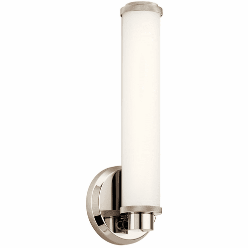 Kichler Indeco 1-LT LED Wall Sconce - Polished Nickel - 45686PNLED