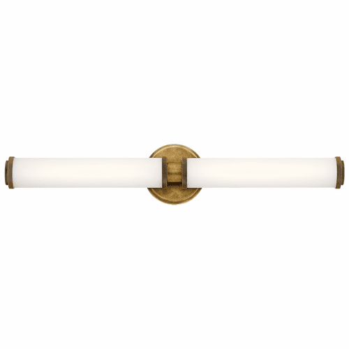Kichler Indeco 27" LED Linear Vanity Light - Brass - 45685NBRLED