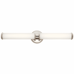 Kichler Indeco 27" LED Linear Vanity Light - Polished Nickel - 45685PNLED