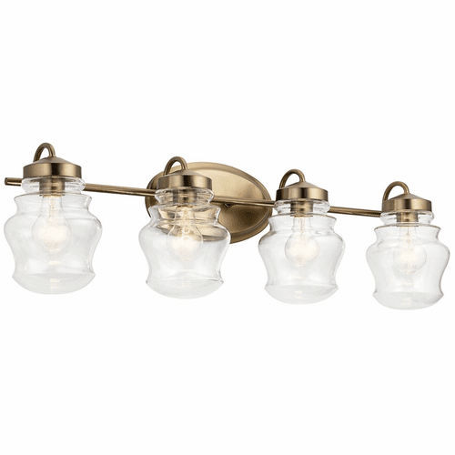 Kichler Janiel 4-LT Bath Light - Classic Bronze - 55040CLZ