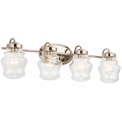 Kichler Janiel 4-LT Bath Light - Polished Nickel - 55040PN Kichler Janiel 4-LT Bath Light - Polished Nickel - 55040PN
