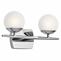 Kichler Jasper 2-LT Halogen Vanity Light - Chrome - 45581CH