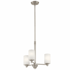 Kichler Joelson 3-LT Chandelier - Brushed Nickel - 43922NI