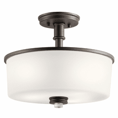 Kichler Joelson 3-LT Semi Flush - Olde Bronze - 43926OZ