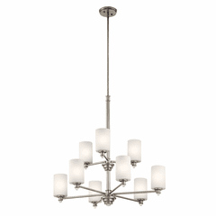 Kichler Joelson 9-LT Chandelier - Brushed Nickel - 43924NI