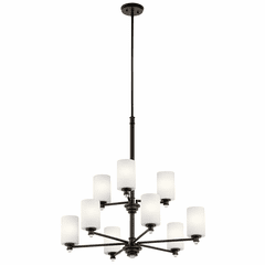 Kichler Joelson 9-LT Chandelier - Olde Bronze - 43924OZL18