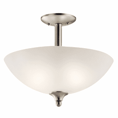 Kichler Jolie 2-LT Convertible Pendant - Brushed Nickel - 43641NI