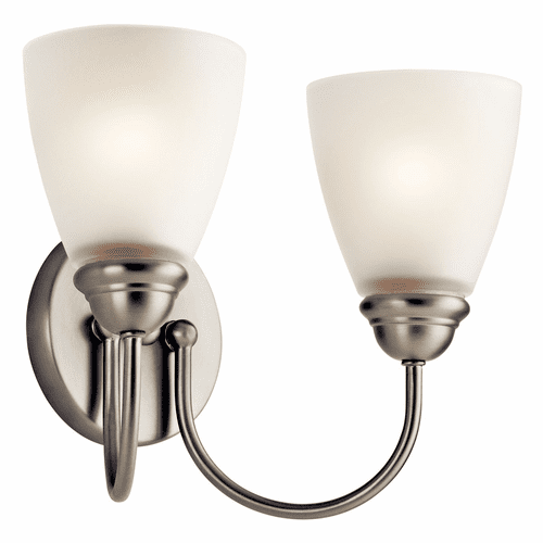Kichler Jolie 2-LT Vanity Light - Brushed Nickel - 45638NI