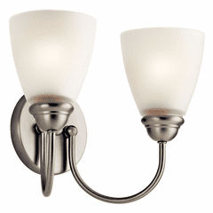 Kichler Jolie 2-LT Vanity Light - Brushed Nickel - 45638NI