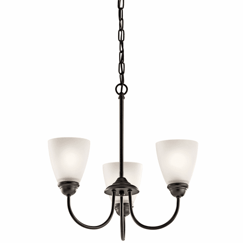 Kichler Jolie 3-LT Mini Chandelier - Olde Bronze - 43637OZ