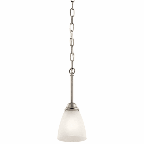 Kichler Jolie 4.75" 1-LT Mini Pendant - Brushed Nickel - 43640NI