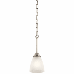Kichler Jolie 4.75" 1-LT Mini Pendant - Brushed Nickel - 43640NI