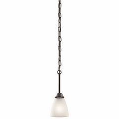 Kichler Jolie 4.75" 1-LT Mini Pendant with LED Bulb - Olde Bronze - 43640OZL18