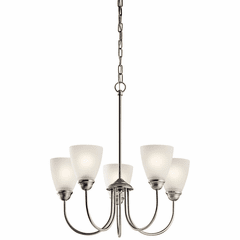 Kichler Jolie 5-LT Chandelier - Brushed Nickel - 43638NI