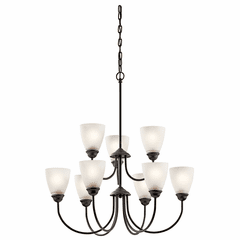 Kichler Jolie 9-LT Chandelier - Olde Bronze - 43639OZ