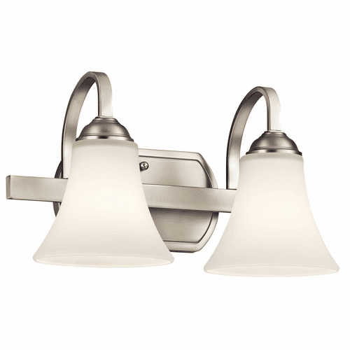 Kichler Keiran 2-LT Vanity Light - Brushed Nickel - 45512NI