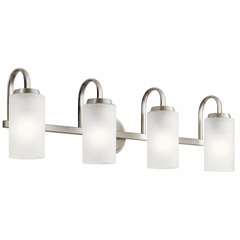Kichler Kennewick 4-LT Bath Vanity Light - Brushed Nickel - 55088NI