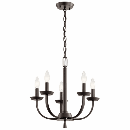 Kichler Kennewick 5-LT 1-Tier Chandelier - Olde Bronze - 52385OZ