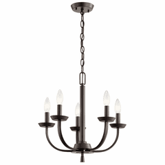 Kichler Kennewick 5-LT 1-Tier Chandelier - Olde Bronze - 52385OZ