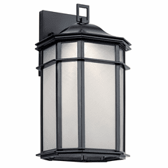 Kichler Kent 14" LED Wall Light - Black - 49899BKLED