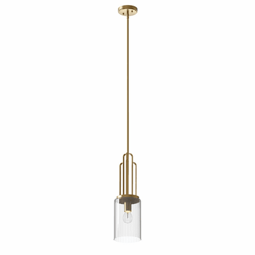 Kichler Kimrose 1-LT Mini Pendant - Brushed Natural Brass - 52414BNB