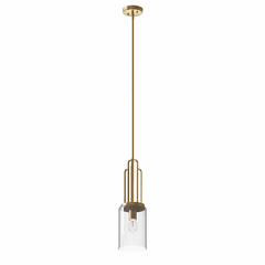Kichler Kimrose 1-LT Mini Pendant - Brushed Natural Brass - 52414BNB Kichler Kimrose 1-LT Mini Pendant - Brushed Natural Brass - 52414BNB