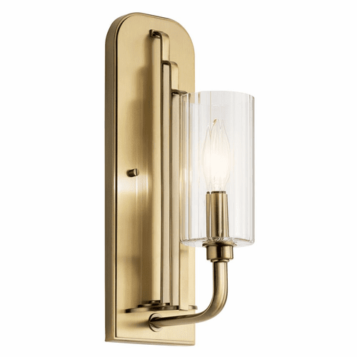 Kichler Kimrose 1-LT Wall Sconce - Brushed Natural Brass - 52415BNB