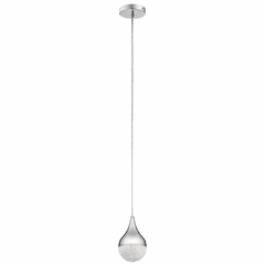Kichler Kiss 1-LT LED Mini Pendant - Chrome - 83946 Kichler Kiss 1-LT LED Mini Pendant - Chrome - 83946