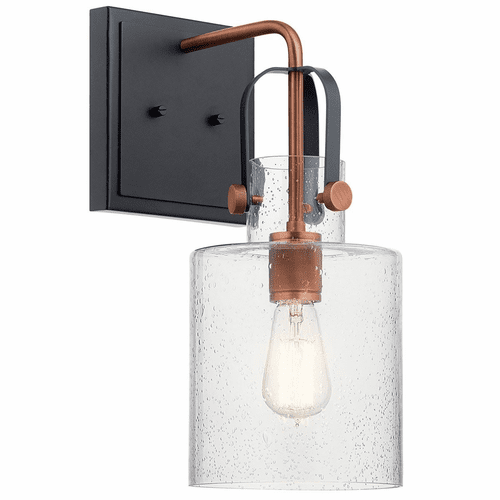 Kichler Kitner 1-LT Wall Sconce - Antique Copper - 52036ACO