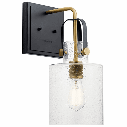 Kichler Kitner 1-LT Wall Sconce - Natural Brass - 52036NBR