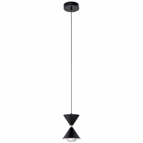Kichler Kordan 9" 1-LT LED Mini Pendant - Matte Black - 84130