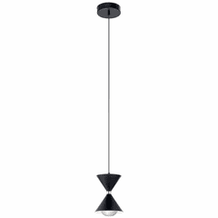 Kichler Kordan 9" 1-LT LED Mini Pendant - Matte Black - 84130
