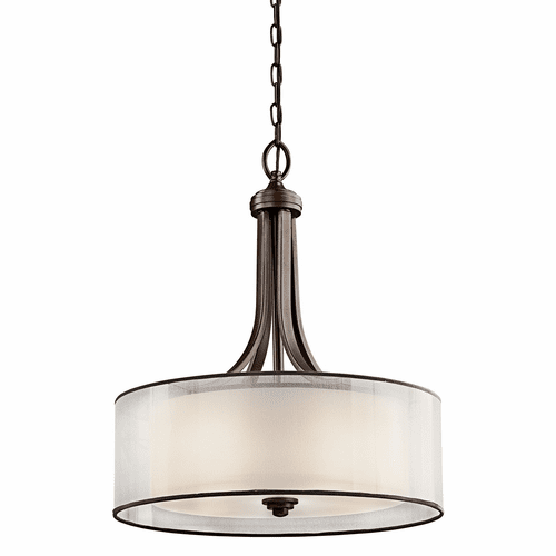 Kichler Lacey 4-LT Pendant - Mission Bronze - 42385MIZ
