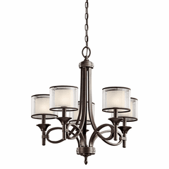 Kichler Lacey 5-LT Chandelier - Mission Bronze - 42381MIZ