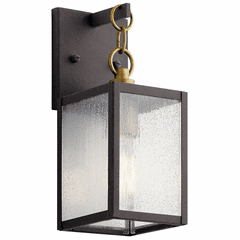 Kichler Lahden 1-LT Outdoor Wall Light - Weathered Zinc - 59006WZC