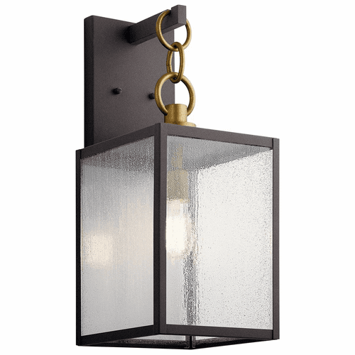 Kichler Lahden 1-LT Outdoor Wall Light - Weathered Zinc - 59007WZC