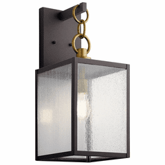 Kichler Lahden 1-LT Outdoor Wall Light - Weathered Zinc - 59007WZC