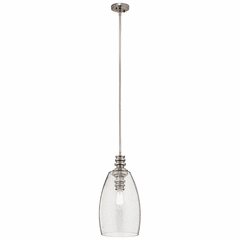 Kichler Lakum 1-LT Pendant - Classic Pewter - 43090CLP