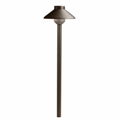 Kichler Landscape LED Short Steeped Dome 12V 3000K Path Light - Bronze - 15821AZT