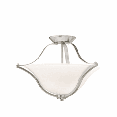 Kichler Langford 2-LT Semi Flush - Brushed Nickel - 3681NI