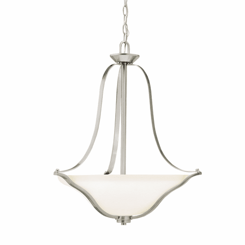 Kichler Langford 3-LT Inverted Pendant - Brushed Nickel - 3384NI
