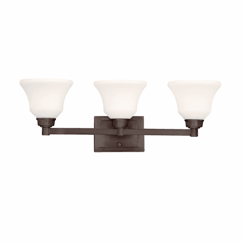 Kichler Langford 3-LT Vanity Light - Olde Bronze - 5390OZ