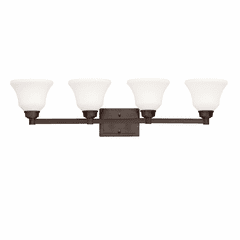 Kichler Langford 4 light Vanity Light with LED Bulbs - Olde Bronze - 5391OZL18 Kichler Langford 4 light Vanity Light with LED Bulbs - Olde Bronze - 5391OZL18